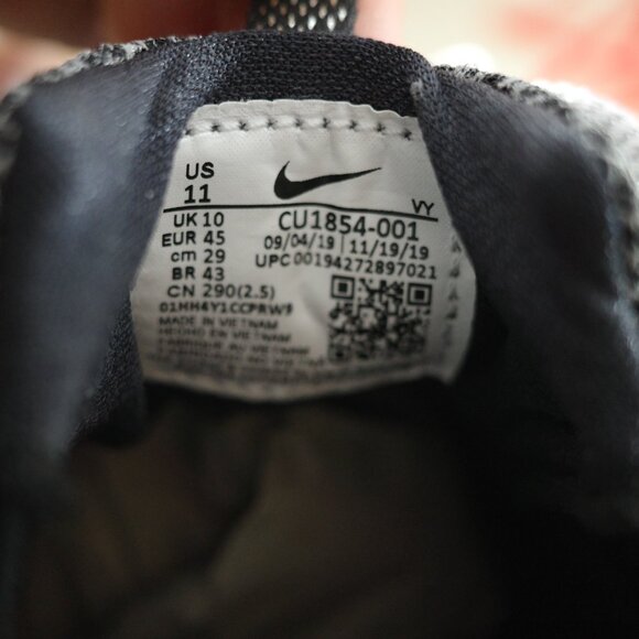 Stussy x Nike Air Zoom Spiridon Cage 2 Pure Platinum 2020 CU1854-001 US 11 DS - Picture 15 of 15